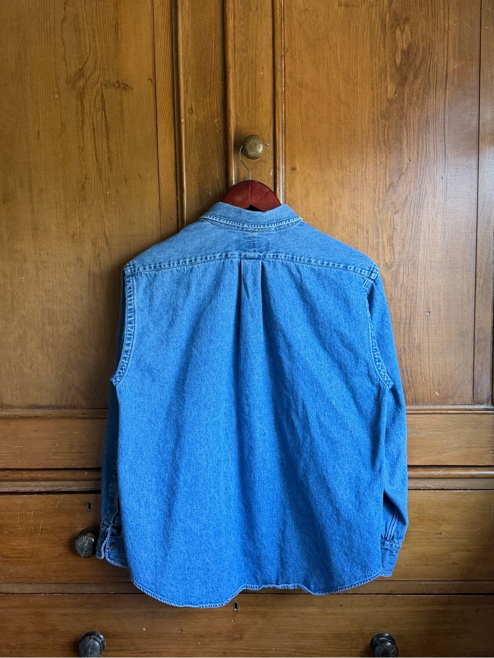 Ralph Lauren Light Blue Denim Button-Down Shirt - Picture 3 of 3